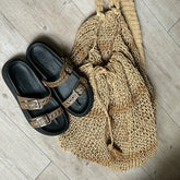 Adriatic Sea At Sunset flat Sandals - Coralina