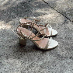 Tropical Daze Heeled Sandals - Coralina