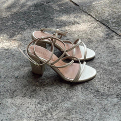 Tropical Daze Heeled Sandals - Coralina