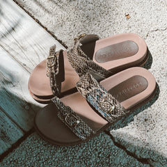 Beach Wave Canoa Sandals - Coralina