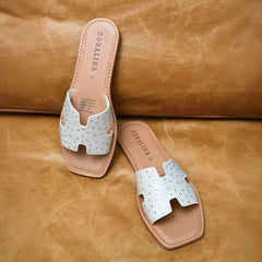 Croatian vibes Flat Sandals - Coralina