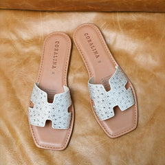 Croatian vibes Flat Sandals - Coralina