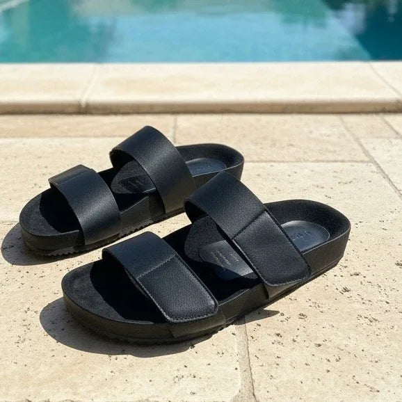 Mediterranean sun Flat Sandals - Coralina