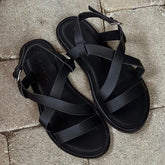 Golden Hour Flat Sandals - Coralina