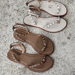 Island Days sandalias planas - Coralina