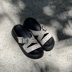 Desert and Sea flatform Sandals - Coralina