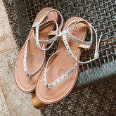 Cool Water Flat Sandals - Coralina