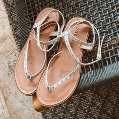Cool Water Flat Sandals - Coralina