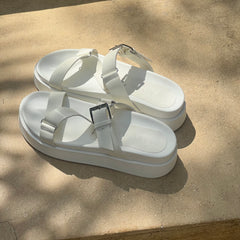 Palm Springs flatform Sandals - Coralina