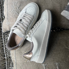 Shining heart leather Sneakers - Coralina