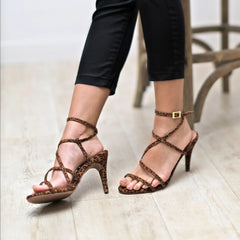 Puerto Escondido Heeled Sandals - Coralina