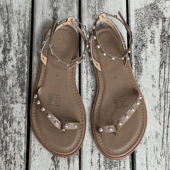 Island Days sandalias planas - Coralina