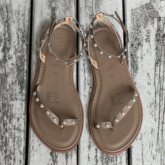 Island Days sandalias planas - Coralina