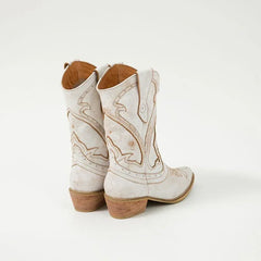 Boho Vintage Western Boots - Coralina