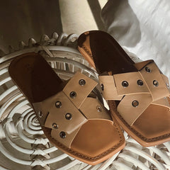 Mermaid Flat Sandals - Coralina