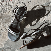 Happy Sundays Heeled Sandals tacón cinco y medio - Coralina