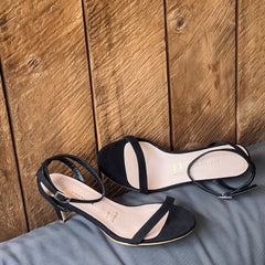 Cozy Days Heeled Sandals tacón cinco y medio - Coralina