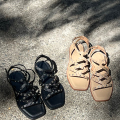 Agua Cristalina Flat Sandals