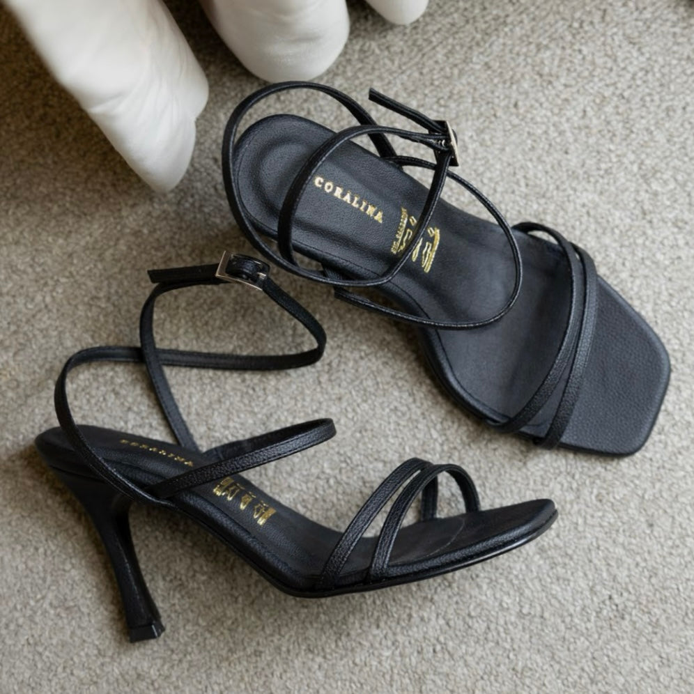 Punta Palma Heeled Sandals - Coralina