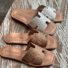 Croatian vibes Flat Sandals - Coralina
