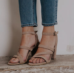 Sand and Sun Heeled Sandals - Coralina