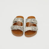 Luna Rosada Flat Sandals - Coralina