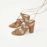 Santorini Heeled Sandals - Coralina