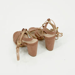 Santorini Heeled Sandals - Coralina