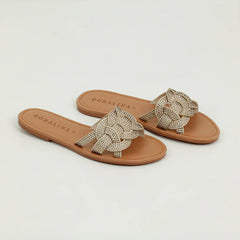 Tropical escape flat Sandals - Coralina