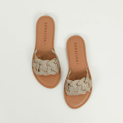 Tropical escape flat Sandals - Coralina