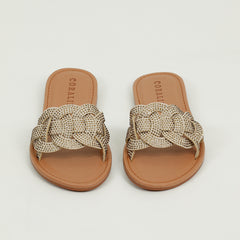 Tropical escape flat Sandals - Coralina