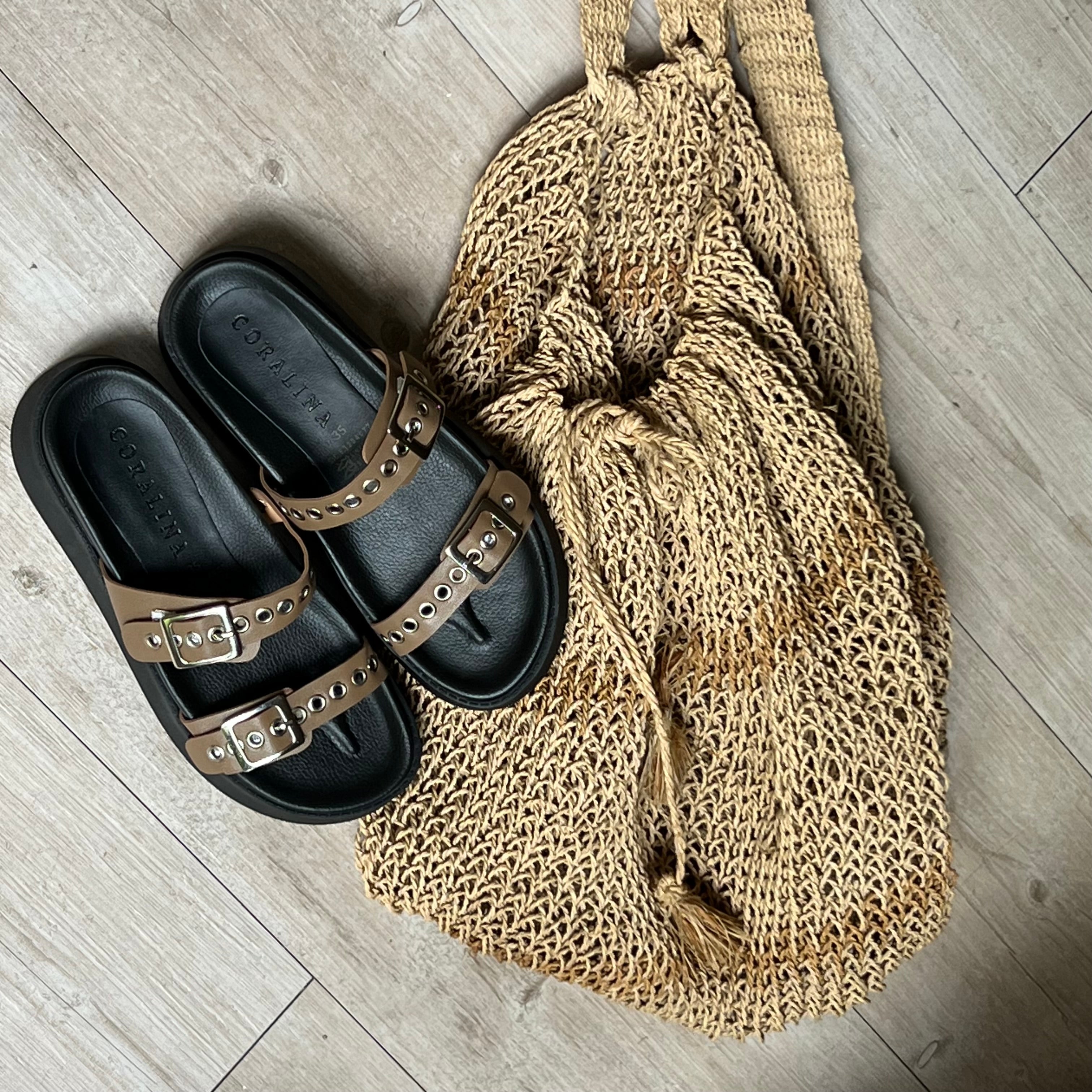 Adriatic Sea flat  Sandals - Coralina 