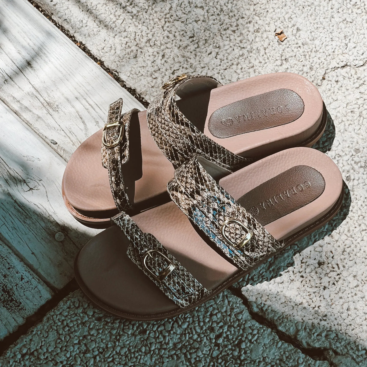 Beach Wave  Canoa Sandals - Coralina 