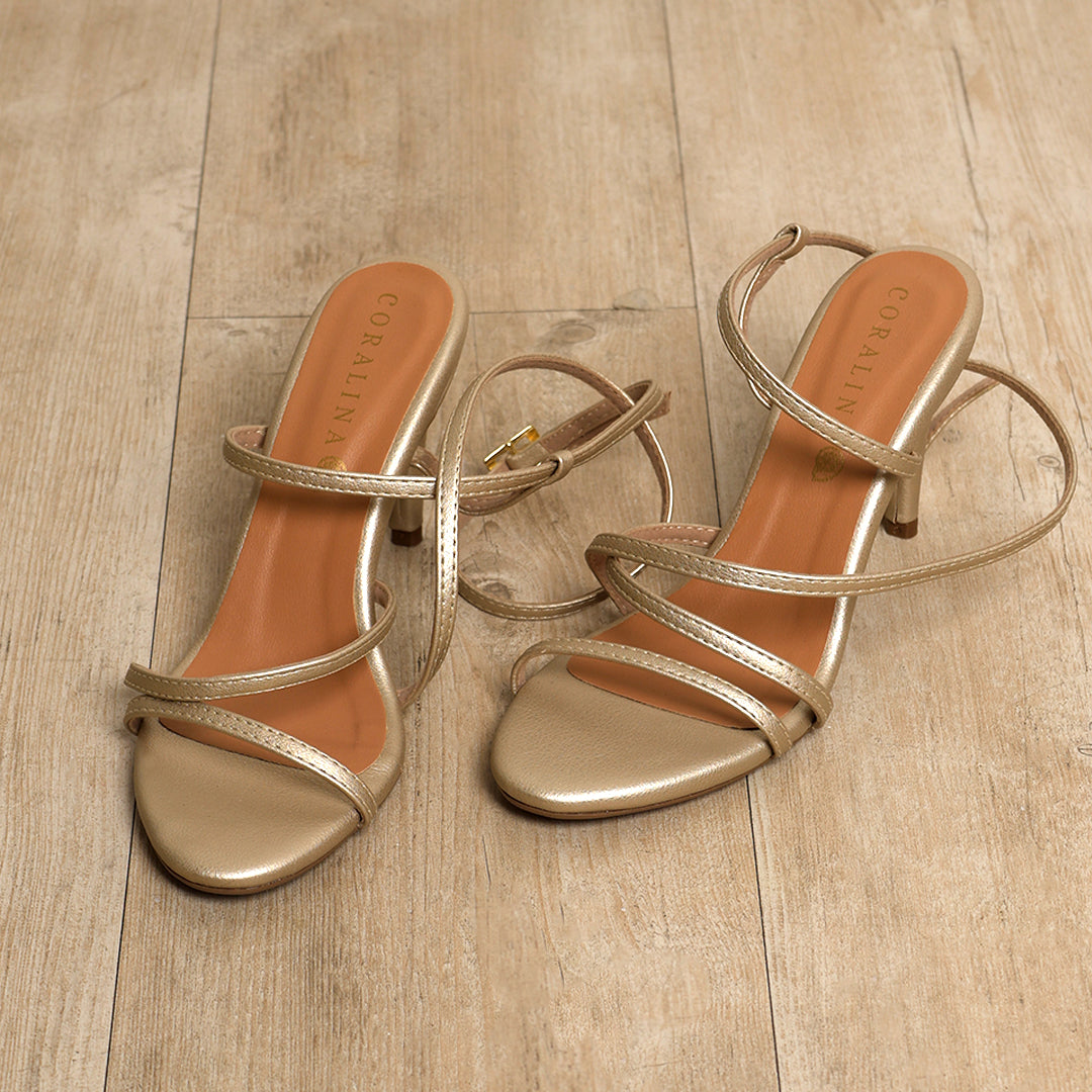 Love Fade Heeled Sandals - Coralina 