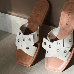 Mermaid Flat Sandals - Coralina 