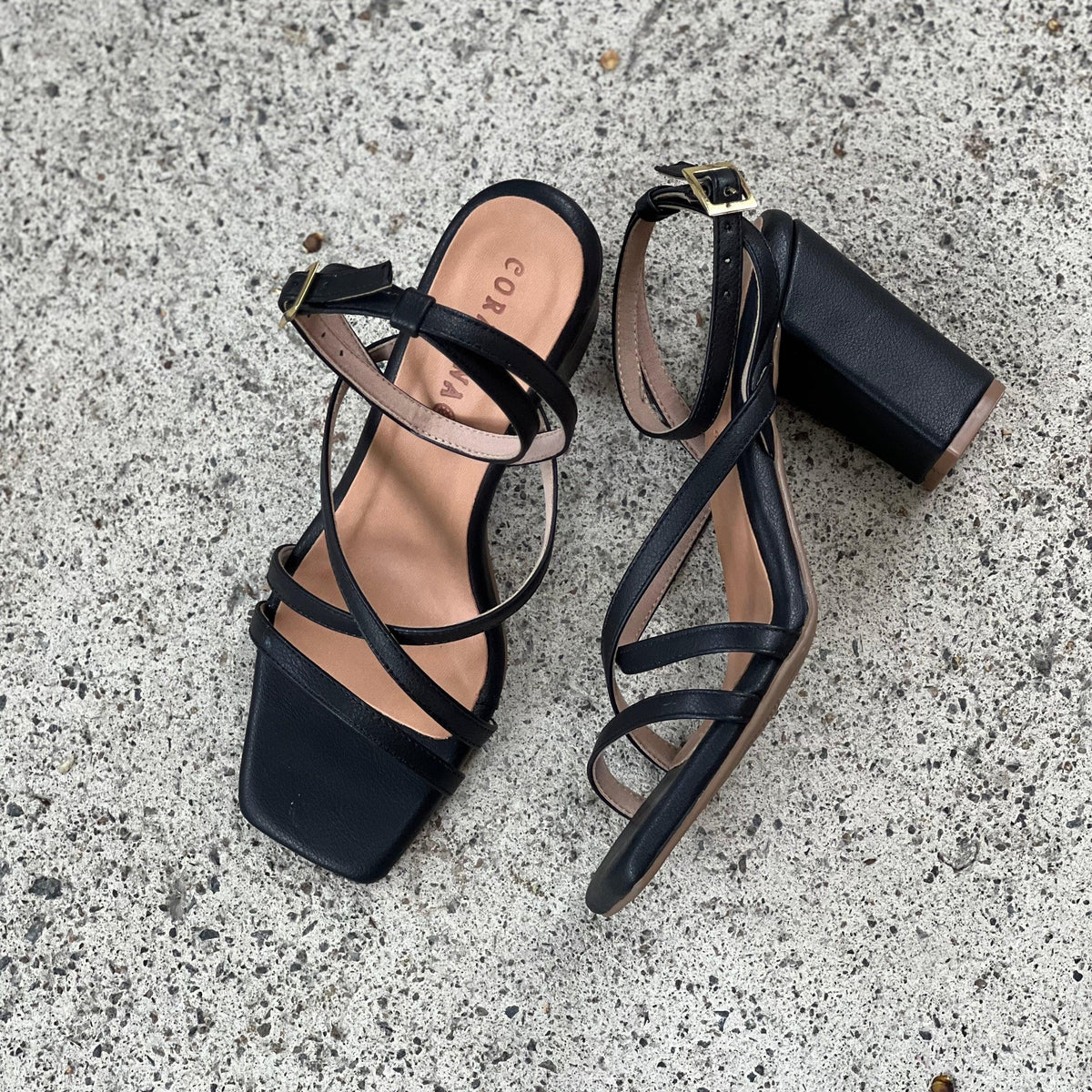 White Sand  Heeled Sandals alrura siete y medio - Coralina 