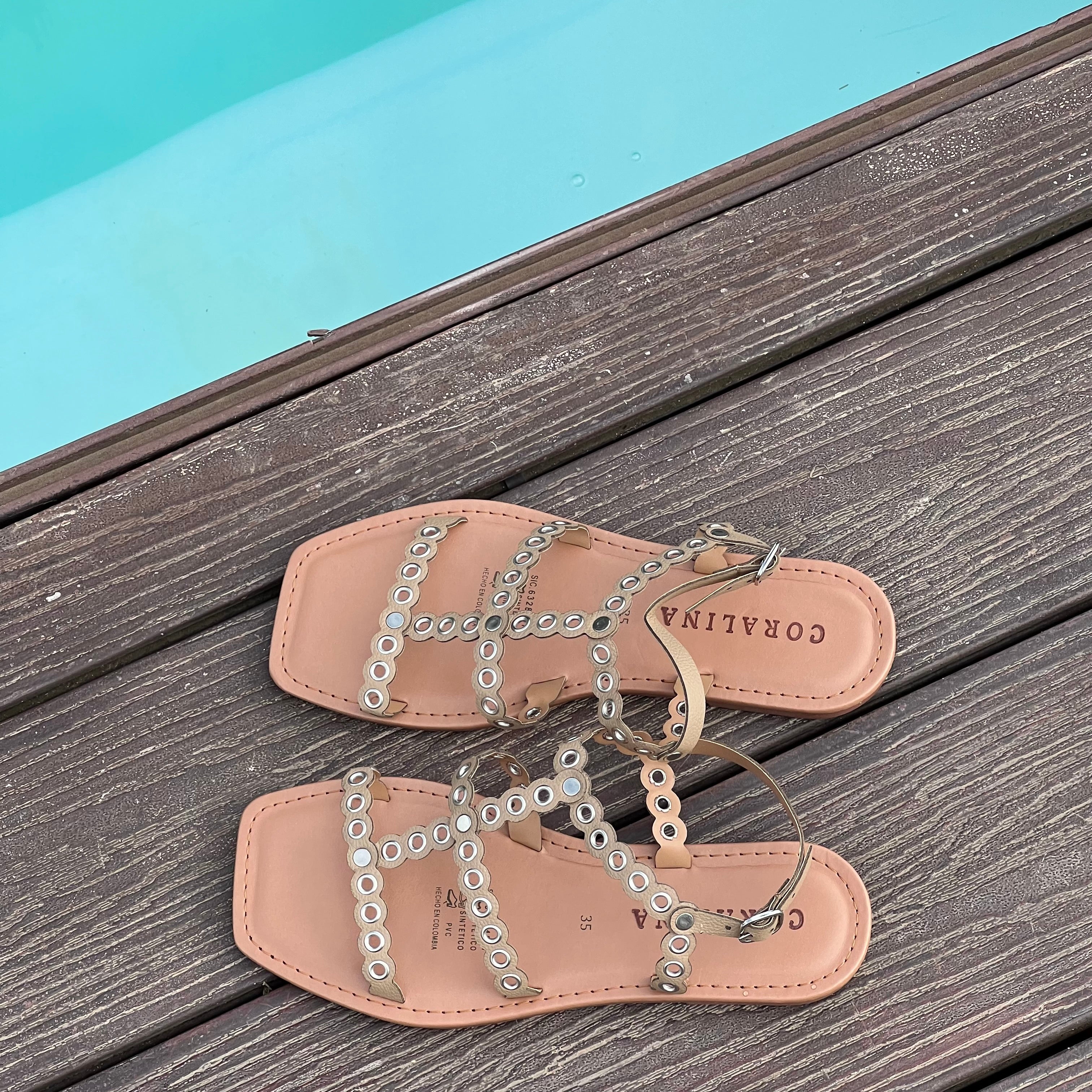Sunlight Flat Sandals - Coralina 