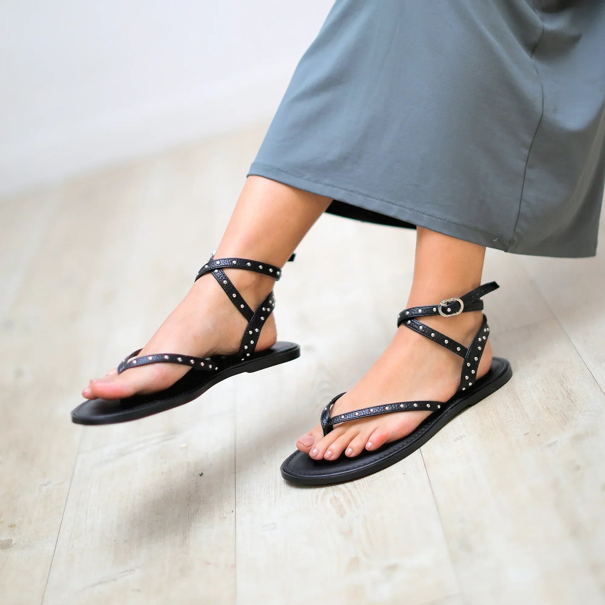 Cool Water  Flat Sandals