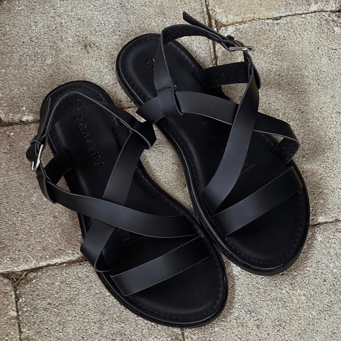 Golden Hour Flat Sandals - Coralina 