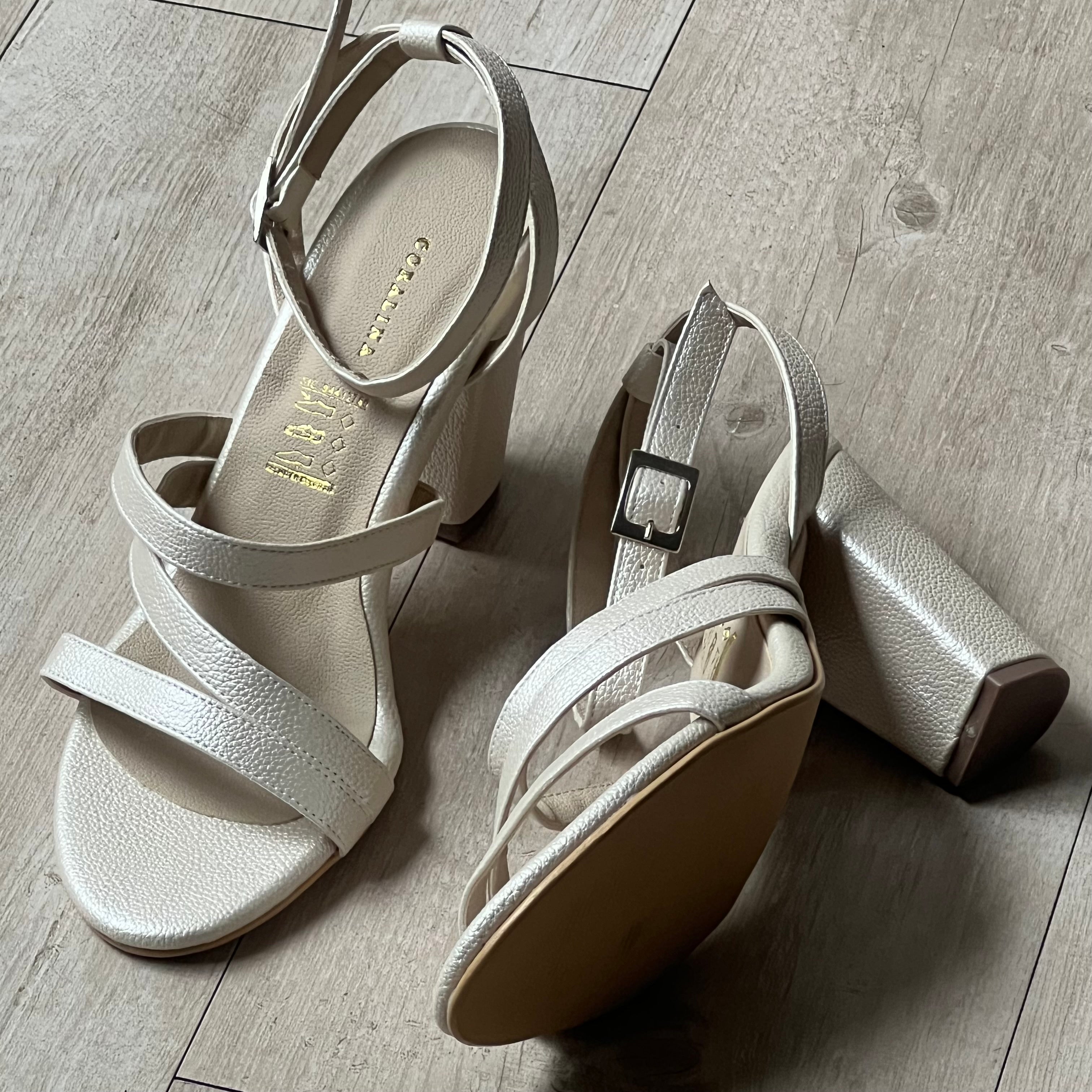 Sand and Sun Heeled Sandals - Coralina 