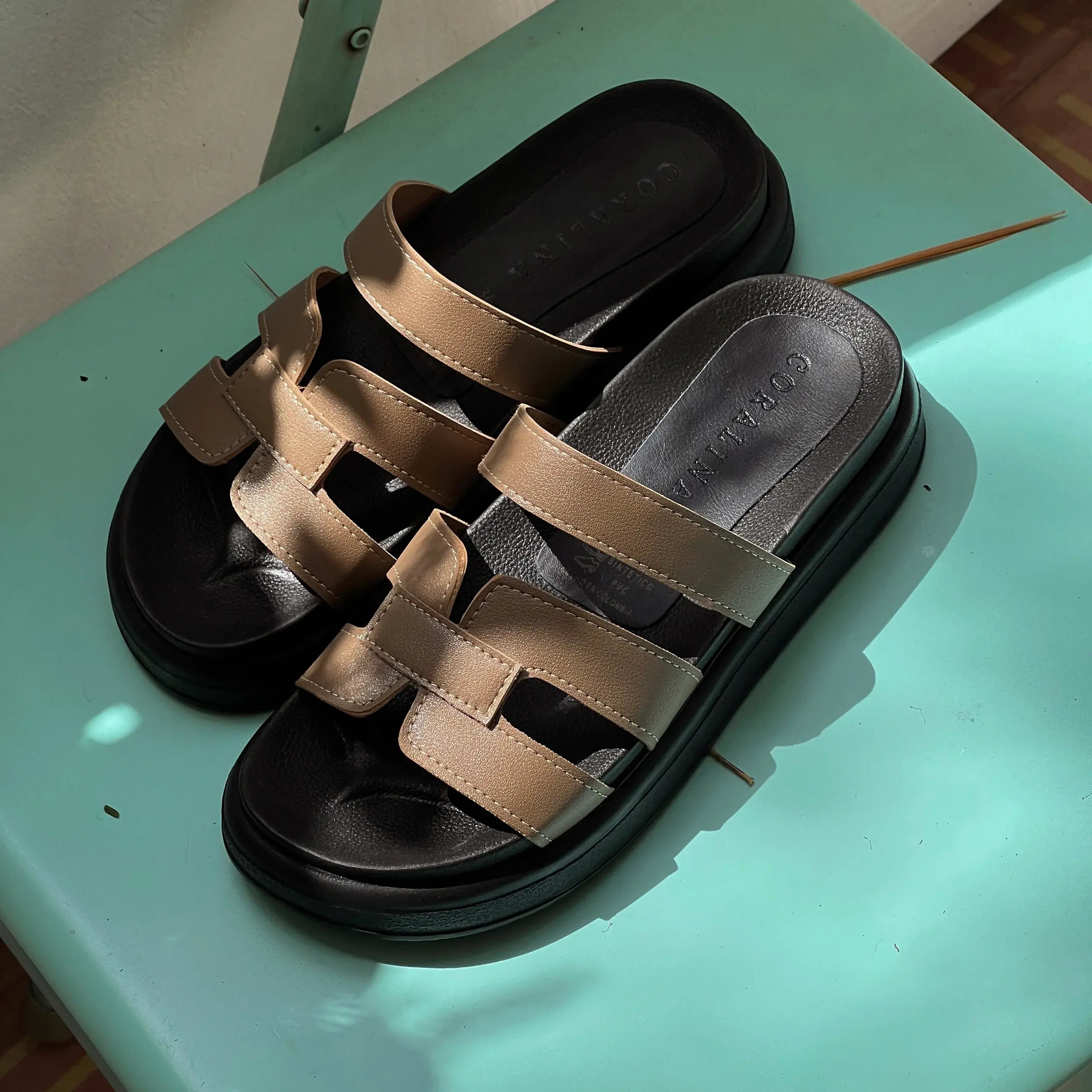 Sea and Salt  flatform Sandals - Coralina 