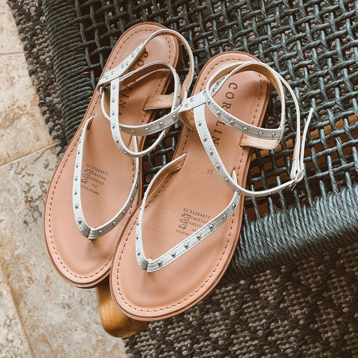 Cool Water  Flat Sandals