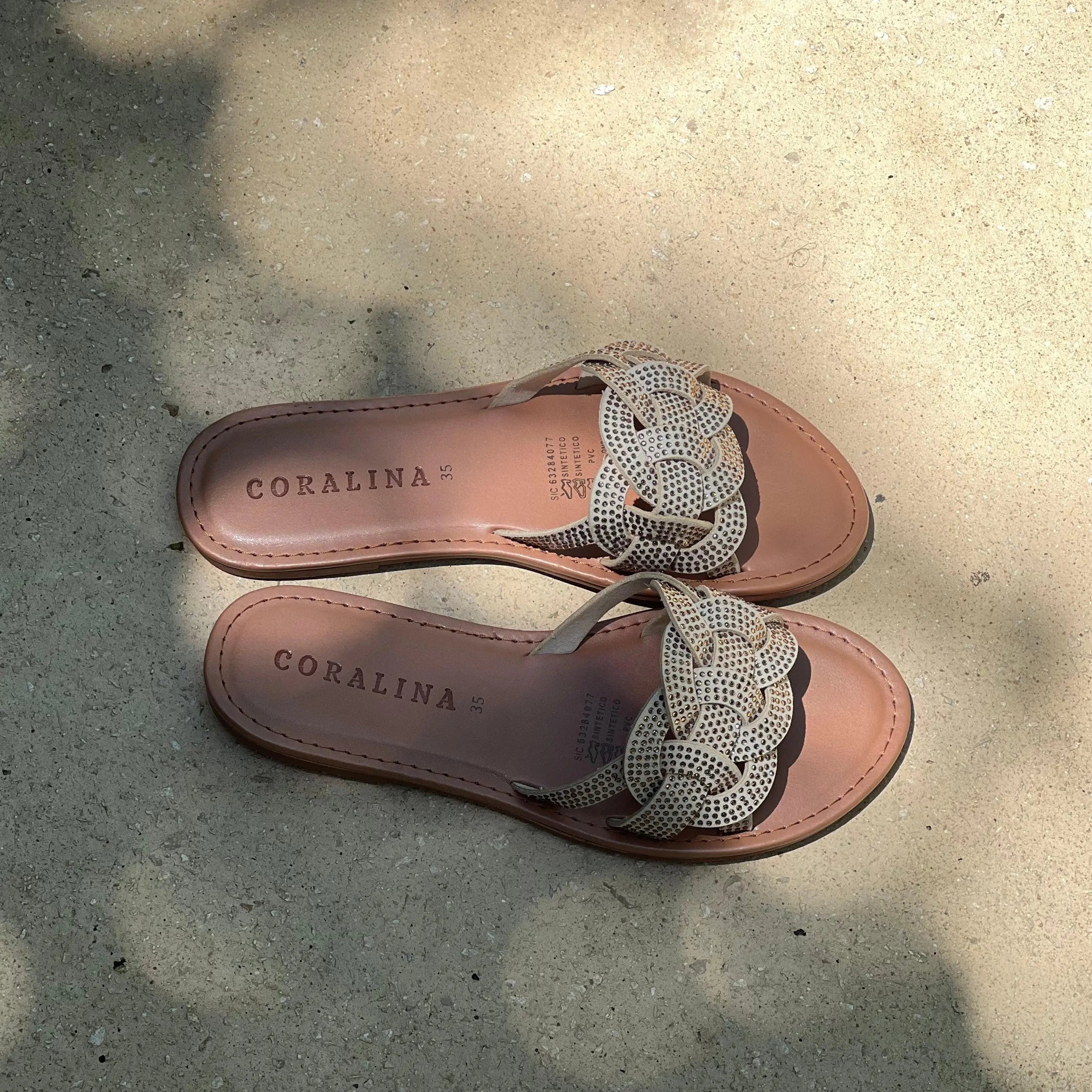 Tropical escape   flat Sandals - Coralina 