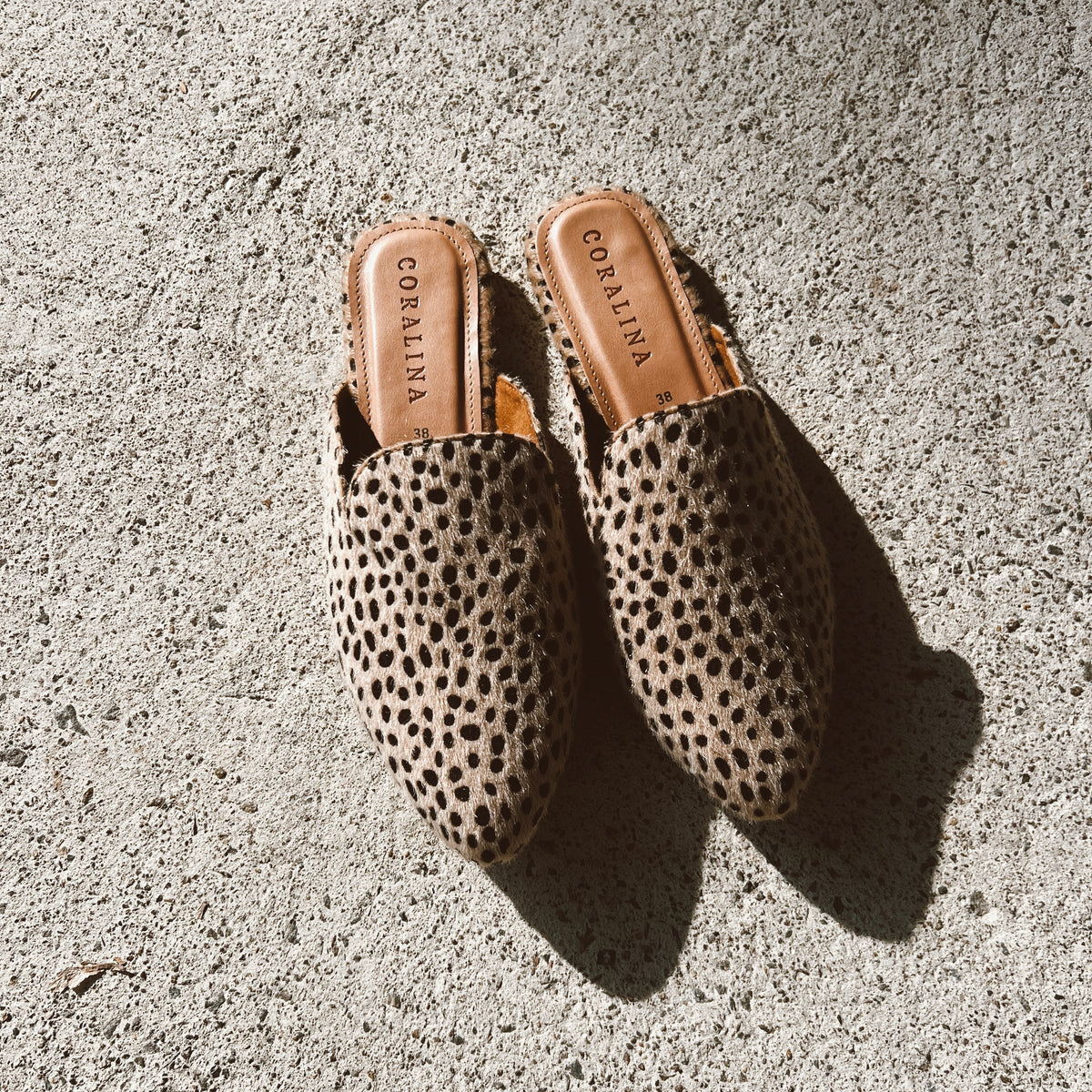 Shine Bright Mules - Coralina 