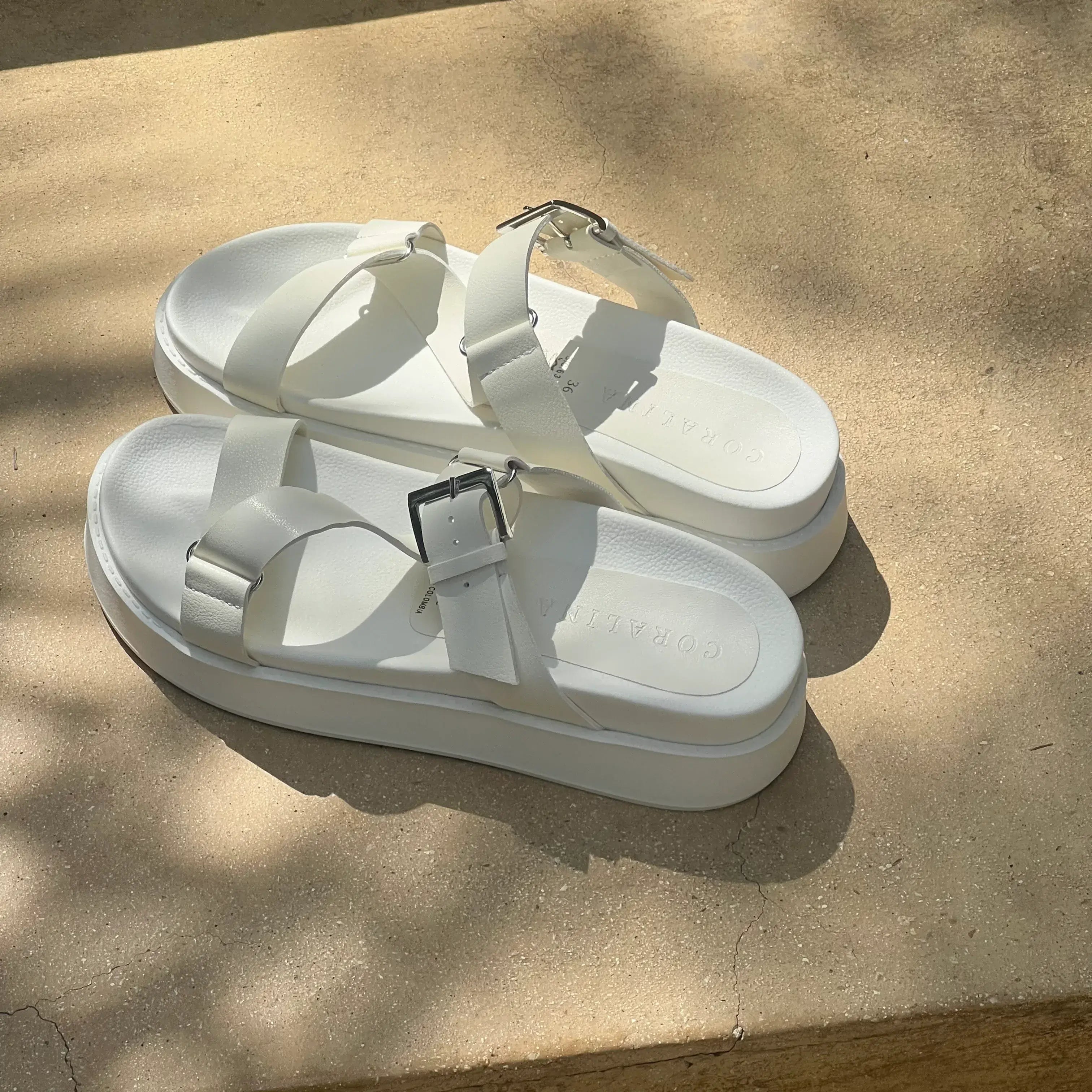 Palm Springs flatform Sandals - Coralina 