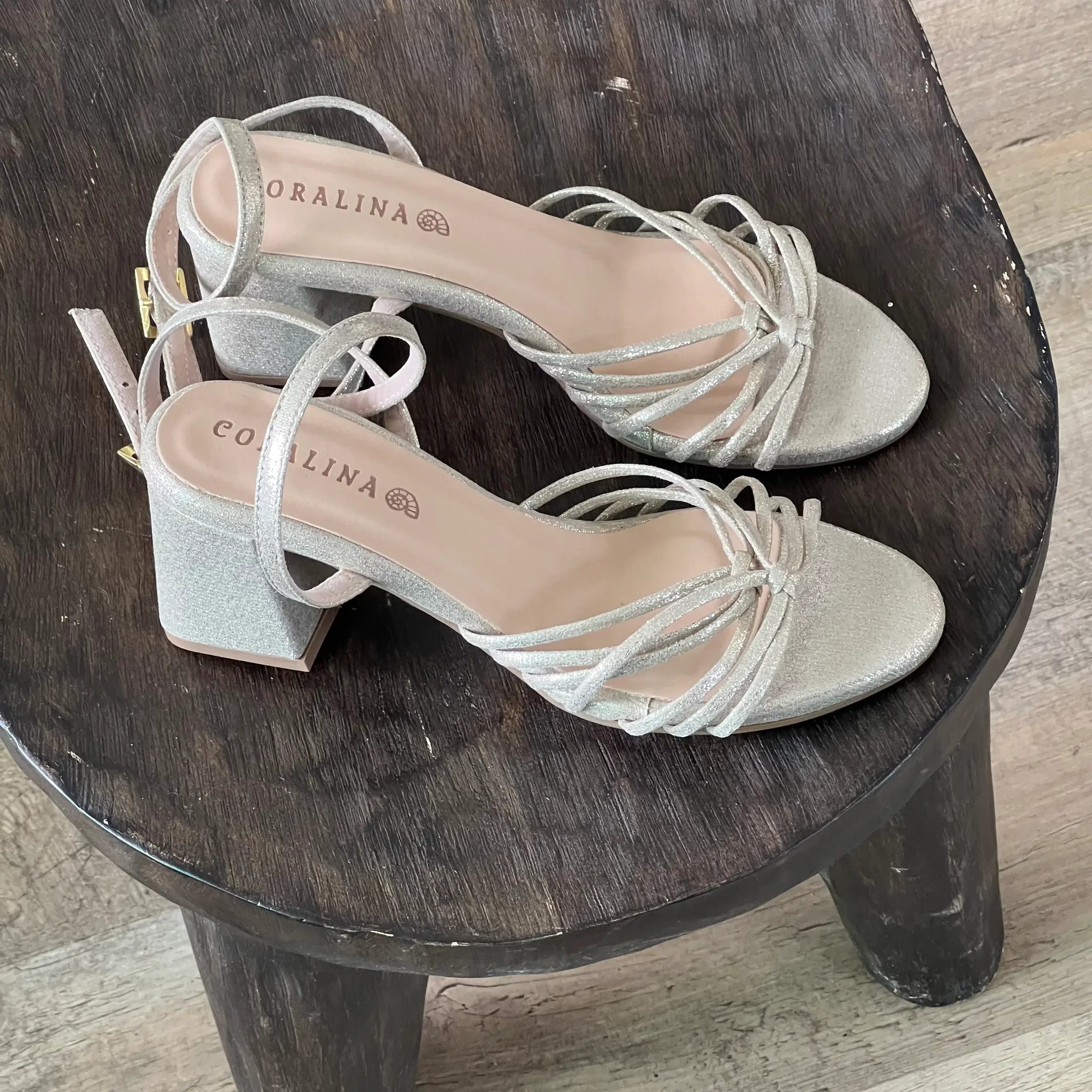 Paradise Found  Heeled Sandals - Coralina 