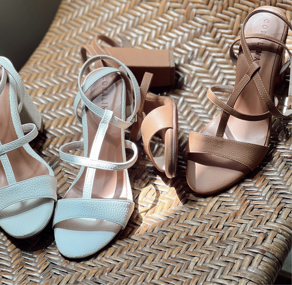 MIla  Heeled Sandals - Coralina 