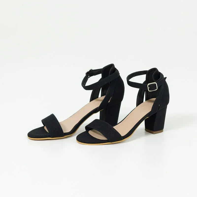 Bali Heeled Sandals altura cinco y medio - Coralina 