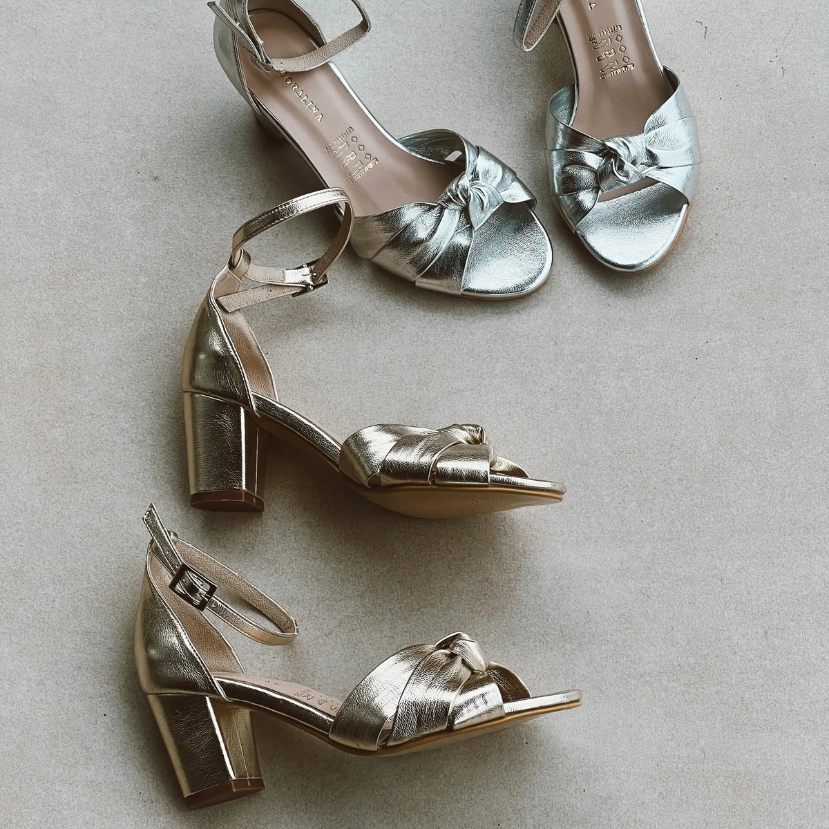 Happy Sundays Heeled Sandals tacón cinco y medio - Coralina 