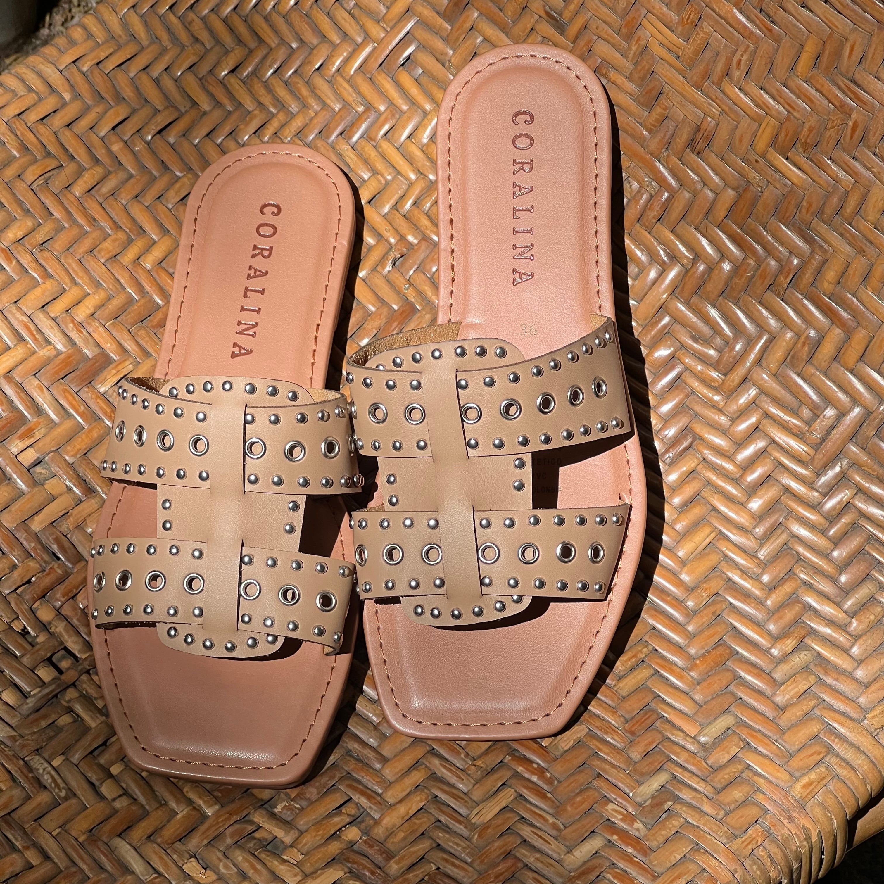 Spell Spirit Flat Sandals - Coralina 